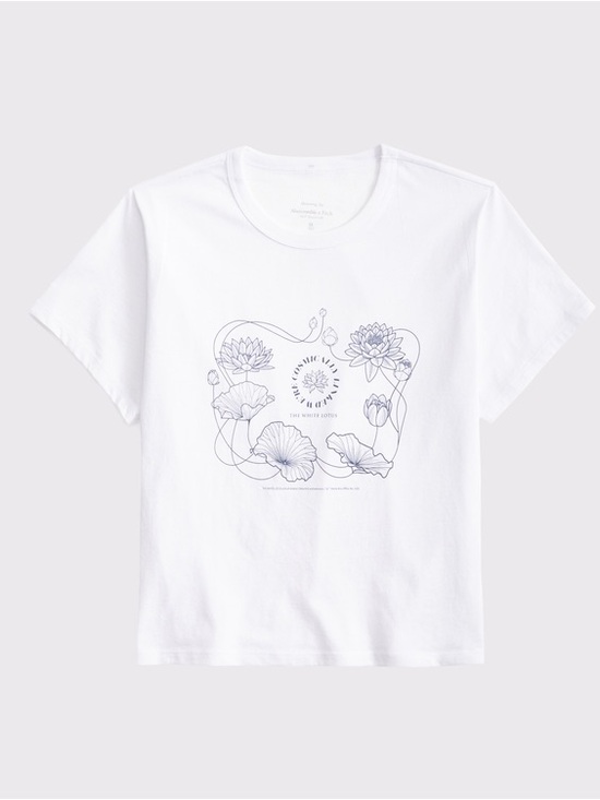 Abercrombie & Fitch Tops - NWT Abercrombie Short Sleeve The White Lotus Graphic Skimming Tee - M